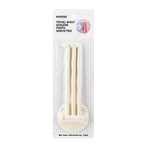 TOALHEIRO PLASTICO COM 3 HASTES