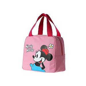 Lancheira Minnie Disney Rosa Original Miniso Bolsa Térmica