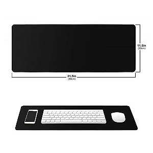 MOUSE PAD PRETO GRANDE - 80 CM X 30 CM