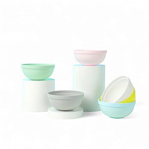 Kit 6 Tigelas Coloridas Ecológicas Cozinha Miniso