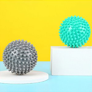 Conjunto de bolas para massagem-2 unidades.Cor Cinza e Verde