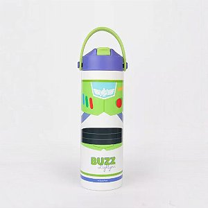 GARRAFA INOX C/CANUDO BUZZ 550ML MINISO