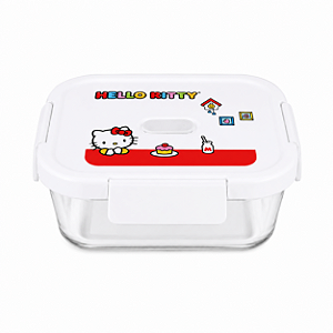 MARMITA DE VIDRO HELLO KITTY 640ML SANRIO HERMETICO MINISO