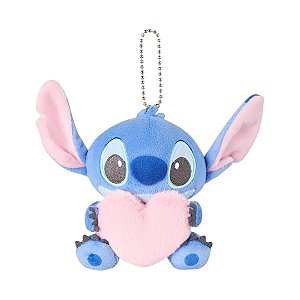 PINGENTE DE PELÚCIA COM CORAÇÃO STITCH DA DISNEY MINISO