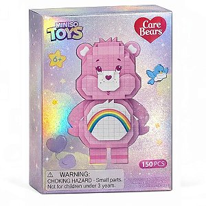 BLOCO MONTAR URSINHO CARINHOSO ROSA 460 PÇS MINISO