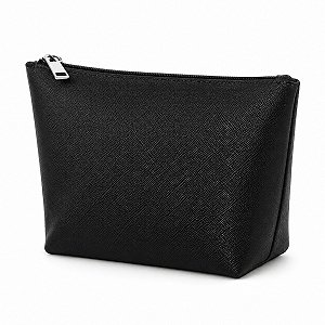 NECESSAIRE TRAPEZIO BASICA PRETA MINISO