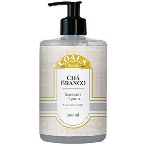 SABONETE LIQUIDO CHA BRANCO 500ML  COALA PARA MÃOS E CORPO