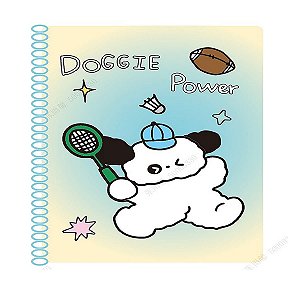 CADERNO DE CAPA MOLE DOGGIE POWER 64 FOLHAS.