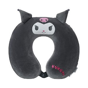Almofada De Pescoço Kuromi Sanrio Oficial Miniso