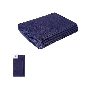 TOALHA DE ALGODÃO DE MÃO AZUL MARINHO