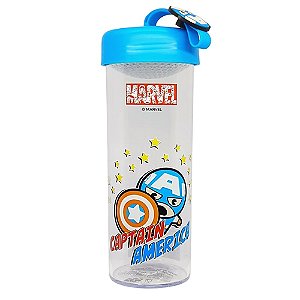 Garrafa de água Capitão América  450ml.