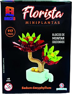 Blocos de Montar Bricko Mini Florista- Modelo Surpresa