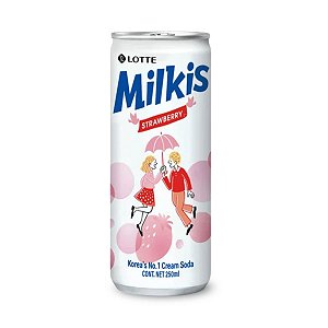 Refrigerante Lotte Milkis Morango 250 ml