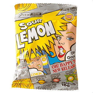 Bala Azeda DPL Sabor Limão 16G