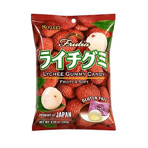 Bala Gummy Kasugai Sabor Lichia 102 g