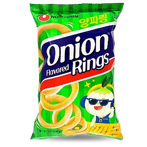 Salgadinho Nongshim Onion Rings Sabor Cebola
