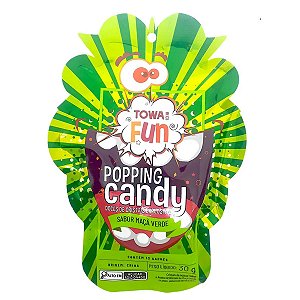 Bala Explosiva Towa Sabor Maçã Verde