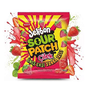 Bala Azeda Sour Patch Sabor Morango 80 g