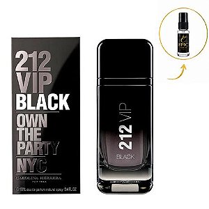 212 Vip Black Carolina Herrera Eau de Parfum-Decant