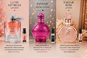 Kit Decants Femininos - La Vie Est Belle - Fantasy - Fakhar Rose