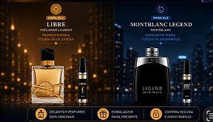 Kit Decants Casal Libre e Montblanc Legend