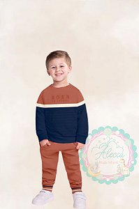 Conjunto Milon de moletom felpado Masculino