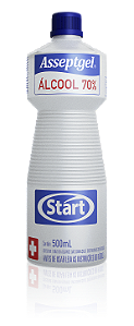 Álcool Líquido 70% Desinfetante Asseptgel/Start 500ml