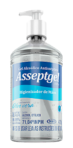 Álcool em Gel Asseptgel Cristal 420g