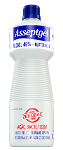 Desinfetante Asseptgel Zerobac Cristal 1L