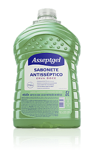 Sabonete Líquido Asseptgel Bactericida Erva Doce 5L