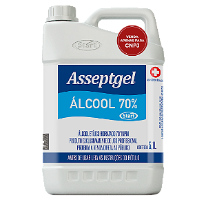 Álcool Líquido 70% ASSEPTGEL/START 5.1 L