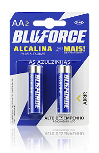 Pilha Alcalina Bluforce Aa