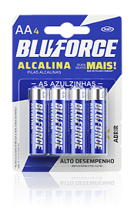 Pilha Alcalina Bluforce Aa