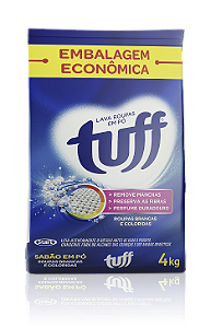 Sabao Em Po TUFF Sachet Lava Roupas 4 kg