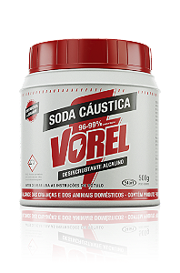 Soda Cáustica Escama Vorel 500 g