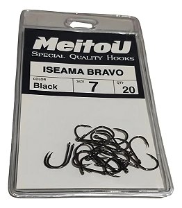 Anzol Iseama Bravo Numero 7 Com 20 Unid- Meitou