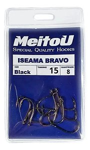 Anzol De Pesca Meitou Iseama Bravo, No 15 Com 8 Unidades