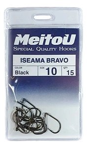 Anzol De Pesca Meitou Iseama Bravo, No 10 Com 15 Unidades