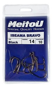 Anzol De Pesca Meitou Iseama Bravo, No 14 Com 10 Unidades