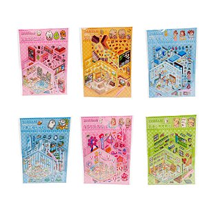 Kit Cenário Adesivo 3D c/ Pinça Good Vibes 25,5x18cm – Importado (Unidade)