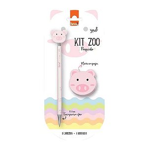 Kit Zoo Porquinho Lapiseira – BRW (Unidade)