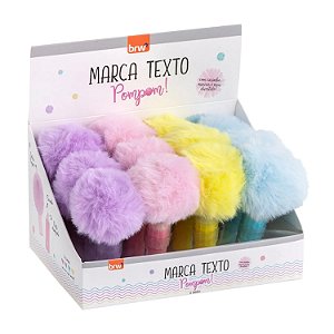 Marca Texto Divertido Pompom – BRW (Unidade)