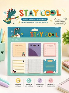 Bloco Adesivo Sticky Cool – 6 Modelos – UND