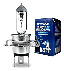 Lâmpada Halógena Comum H4 12V 60/55W - TechOne
