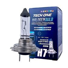 Lâmpada Halógena Comum H7 12V 60/55W - TechOne