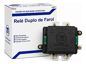 RELE FAROL DUPLO UNIVERSAL 480W - TOP RELAY