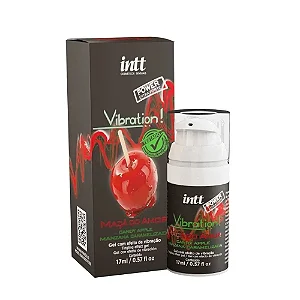 Vibration power maçã do amor gel com efeito de vibração, pulsação e aquecimento 17ml