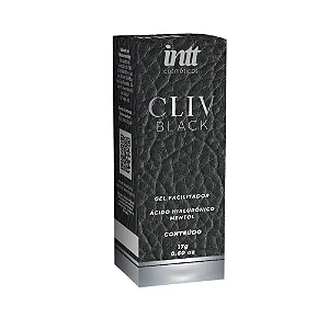 Cliv Intt Black gel facilitador com ácido hialurônico e efeito gelado 17g