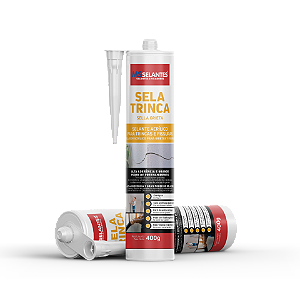 Cartucho Sela Trinca Branco 400gr Ms Selantes
