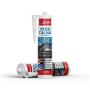 CARTUCHO VEDA CALHA CINZA 400GR